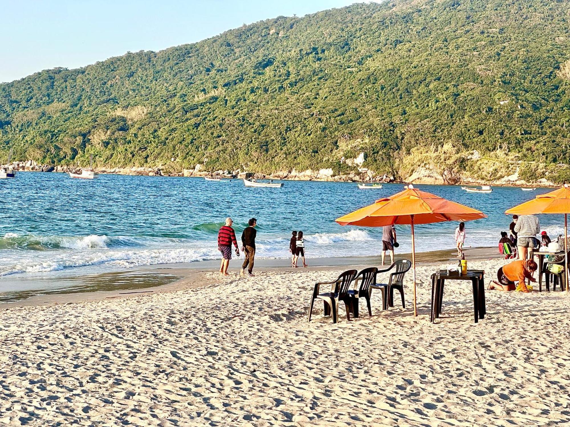 Centrinho, Churrasqueira E Piscina, Familia, Vista Mar Florianópolis Exterior foto
